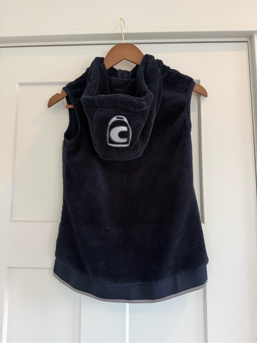 Cavallo Belana Faux Fur Equestrian Riding Gilet Vest Blue - Size EU 36 / US S - Picture 5 of 12